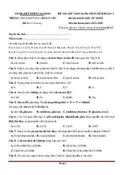 TOP 35 đề thi học sinh giỏi tỉnh lớp 12 môn hóa học (có lời giải)
