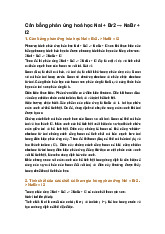 Cân bằng phản ứng hoá học NaI + Br2 → NaBr + I2