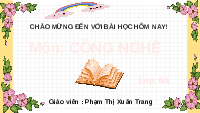 Giáo án điện tử Công nghệ 6 Ôn Tập chương 3 Chân trời sáng tạo: Trang phục và thời trang