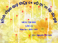 Giáo án điện tử Tiếng việt 1 bài 85 Chân trời sáng tạo: Học vấn: ông, ôc