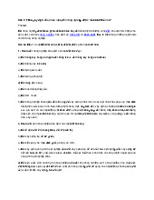 Câu hỏi thuyết trình luật kinh tế môn Luật kinh tế 1 | Trường Đại học Kinh doanh và Công nghệ Hà Nội