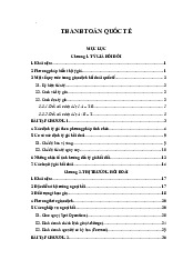 LÝ-THUYẾT VÀ BÀI TẬP THANH TOÁN QUỐC TẾ - Lớp LÝ-THUYẾT-02