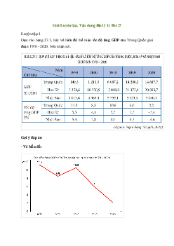 Giải Địa lí 11 Bài 27: Kinh tế Trung Quốc | Kết nối tri thức