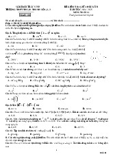Đề giữa kỳ 2 Toán 11 năm 2024 – 2025 trường THPT Thuận Thành 1-2-3 – Bắc Ninh có đáp án