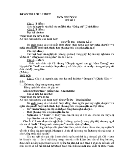 TOP 100 Đề ôn thi vào lớp 10 môn Ngữ văn