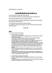 Câu hỏi ôn tập thảo luận tuần 5 + 6 - Triết học Mac - Lenin | Học viện Phụ nữ Việt Nam