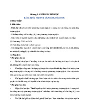 Giáo án ôn tập các chương | Hóa học 11 Chân trời sáng tạo