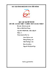 Báo cáo Thực trạng giá bán điện tại Việt Nam môn Kế toán quản trị | Học viện Công Nghệ Bưu Chính Viễn Thông