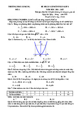 Đề khảo sát Toán 9 năm 2024 – 2025 trường THCS Xi Măng – Thanh Hóa
