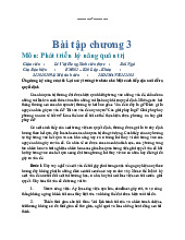 bài tập chương 3 phần 1,2  | Đại học Kinh tế Thành phố Hồ Chí Minh