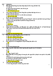 Đáp án trắc nghiệm - Tài chính tiền tệ | Học viện Chính sách và Phát triển