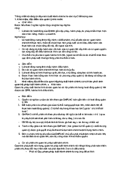 Thống nhất nội dung ôn tập học phần Luật hành chính