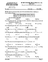 Đề thi thử TN THPT 2025 môn Toán trường THPT Sào Nam & Hồ Nghinh – Quảng Nam