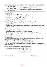Đề Thi Tuyển Sinh 10 Môn Toán Chung Sở GD Quảng Nam 2025-2026 Có Đáp Án