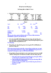 Bài tập thực hành tính toán các biến số vĩ mô - Kinh tế vĩ mô | Học viện Chính sách và Phát triển