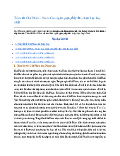 Tóm tắt Chí Phèo - Nam Cao ngắn gọn, đầy đủ, chọn lọc hay nhất