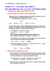 Đề cương môn Hóa đại cương- Trường Đại học bách khoa - Đại học đà nẵng.