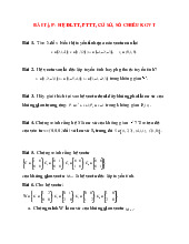 TÀI LIÊU SƯU TẦM. BÀI TẬP TỰ LUẬN ĐẠI SỐ TUYẾN TÍNH