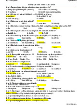 Đề ôn tập kiến thức cơ bản môn Hóa học 12