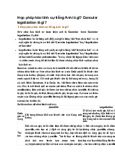 Hợp pháp hóa lãnh sự tiếng Anh là gì? Consular legalization là gì?