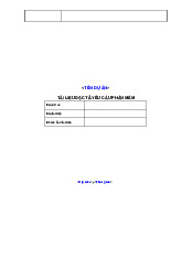 Tài Liệu Đặc Tả Yêu Cầu Phần Mềm | Môn Công nghệ thông tin - Trường Cao đẳng Công Nghệ Bách Khoa Hà Nội