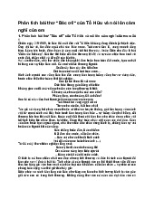 Phân tích bài thơ "Bác ơi!" của Tố Hữu và nói lên cảm nghĩ của em - Ngữ văn 12