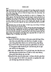 Bài tập luật thương mại | Trường Đại học Luật, Đại học Quốc gia Hà Nội