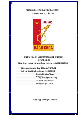 Báo Cáo Thực Tập Môn Tư Tưởng Hồ Chí Minh | Thực tập cơ bản | Trường Đại học Bách khoa Hà Nội