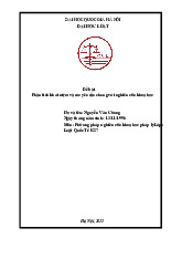 Phân tích khái niệm và các yêu cầu chung với nghiên cứu khoa học  | Trường Đại học Luật, Đại học Quốc gia Hà Nội