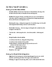 Ôn tập lý thuyết môn Sức bền vật liệu | Trường Đại học Bách Khoa Hà Nội