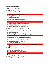 Trắc nghiệm mô phôi chương 11: Hệ tiết niệu | Đại học Y khoa Phạm Ngọc Thạch