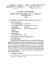 Đề cương môn kinh tế vĩ mô- Trường Đại học bách khoa - Đại học đà nẵng