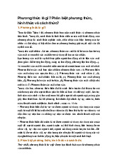 Phương thức là gì? Phân biệt phương thức, hình thức và cách thức?