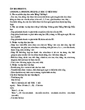 Ôn thi - Phương pháp dạy đọc, viết, chính tả tiểu học môn Phương pháp dạy học tiếng Việt ở Tiểu học | Đại học Đồng Tháp