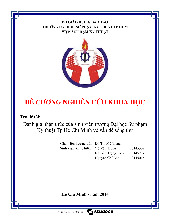 Đề cương mẫu phương pháp nghiên cứu khoa học | Học viện tài chính