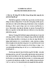 Đề cương môn Tư tưởng Hồ chí minh - trường đại học kinh tế- tài chính thành phố Hồ chí minh.