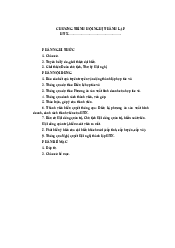 Chương trình Hội nghị thành lập HTX (Kiểm soát viên) | Đại học Lao động - Xã Hội