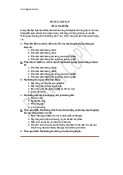 Bài tập trắc nghiệm đúng sai tình huống môn Marketing dịch vụ