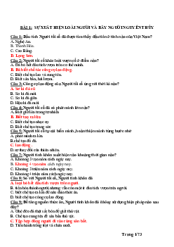 750 câu trắc nghiệm lịch sử 10 cả năm (có đáp án)