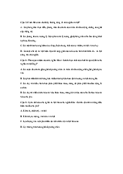 40 câu trắc nghiệm chương 3 - Triết học Mác Lenin| Đại học Kinh Tế Quốc Dân