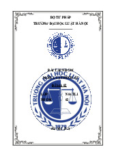 Bài tập luật hình sự | Trường Đại học Luật, Đại học Quốc gia Hà Nội