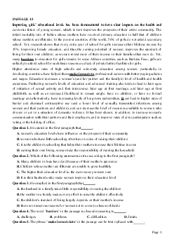 PASSAGE 15_Theme 2. Education (Giáo dục)