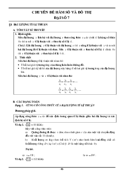 Phương pháp giải các dạng toán chuyên đề số hữu tỉ – số thực