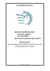 Đề cương chi tiết môn Luật hình sự | Học viện Phụ nữ Việt Nam