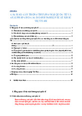 Bài tập nhóm về Rào cản thương mại quốc tế môn Kinh tế Quốc tế | Trường Đại học Bách Khoa Hà Nội