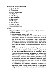 Tóm tắt về Độc quyền và Châu Âu Nhà nước | Pháp Luật Đại Cương | Trường Đại học Hà Nội