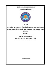 Biện chứng giữa cơ sở hạ tầng và kiến trúc thượng tầng. Ý nghĩa phương pháp luận và sự vận dụng của Đảng Cộng sản Việt Nam | Tiểu luận môn Triết học Mác - Lênin | Đại học Thương Mại