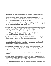 Đề cương ôn thi luật hôn nhân gia đình có đáp án | Đại học Huế