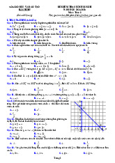 Đề kiểm tra cuối học kì 2 Toán 8 năm 2024 – 2025 sở GD&ĐT Bắc Ninh