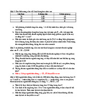 Tuyển tập bài tập môn kinh tế vĩ mô | Trường Đại học Kinh tế Thành phố Hồ Chí Minh